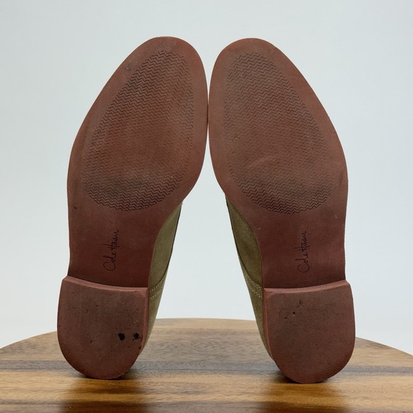 Mens Cole Haan Tan Nubuck Leather Plain Toe Derby Oxfords Dress‎ Shoes Size 12 M main image 6